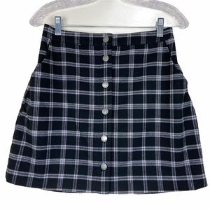 Hollister Mini Skirt Size S Black & White